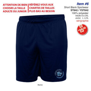 Item 06 École Pamphile Le May Short ST842 YST842 2024