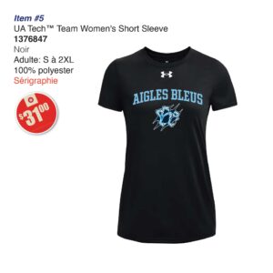 Item 05 Aigles Bleus UA T-Shirt Femme 1376847 2026