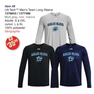 Item 08 Aigles Bleus UA Long Sleeve 1376843 1377488 2026