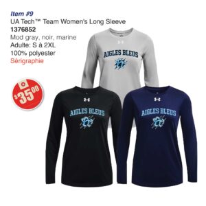 Item 09 Aigles Bleus UA Femme Long Sleeve 1376852 2026